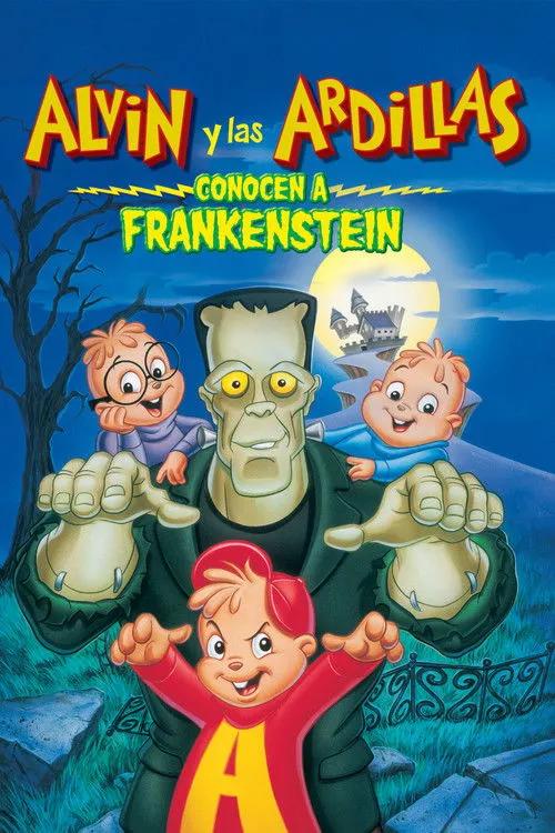 Póster de Alvin y las Ardillas conocen a Frankenstein