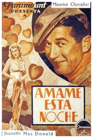 Maurice Chevalier interpreta a Maurice 'Baron' Courtelin en Ámame esta noche