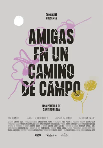 Póster de Amigas en un camino de campo