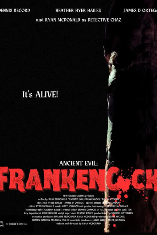 Dennis Record interpreta a Dr. Frank Stein en Ancient Evil: FrankenCock