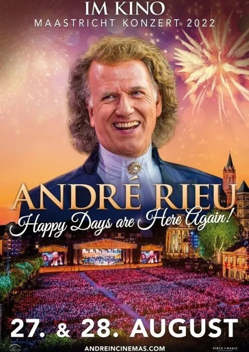 Póster de André Rieu - Happy Days are Here Again 2022