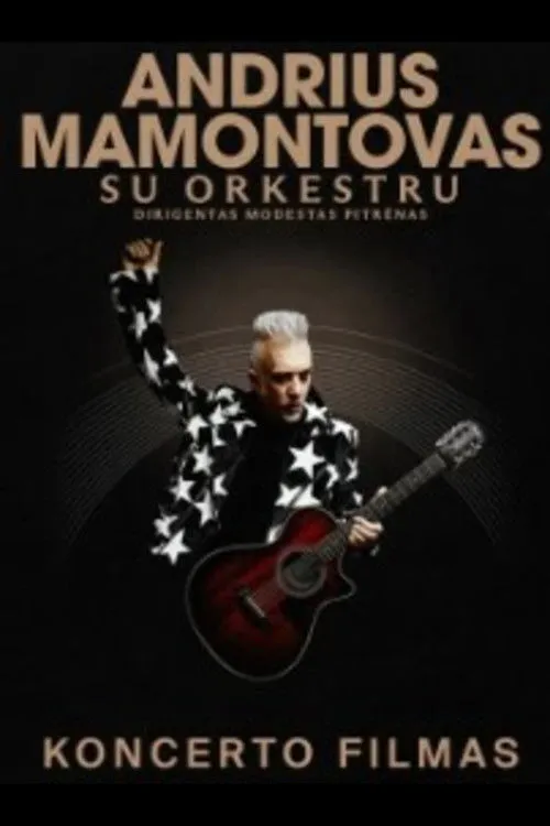 Póster de Andrius Mamontovas. Koncerto filmas