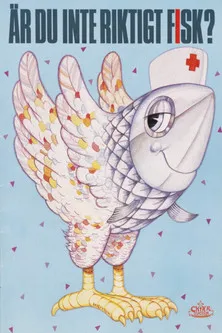 Monica Nielsen interpreta a Maggan en Är du inte riktigt fisk?