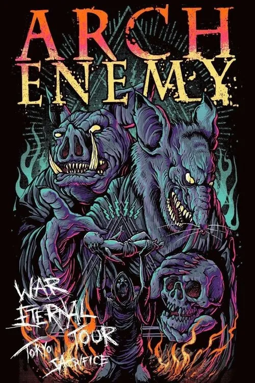 Póster de Arch Enemy: War Eternal Tour (Tokyo Sacrifice)