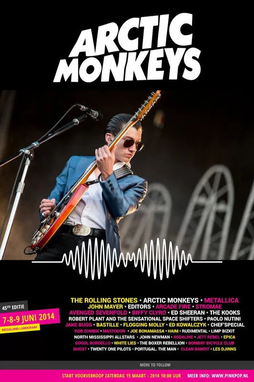 Póster de Arctic Monkeys Live at Pinkpop Festival 2014