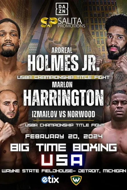Ardreal Holmes Jr interpreta a Self en Ardreal Holmes Jr vs. Marlon Harrington