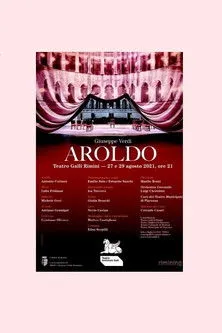 Póster de Aroldo - Teatro Amintore Galli