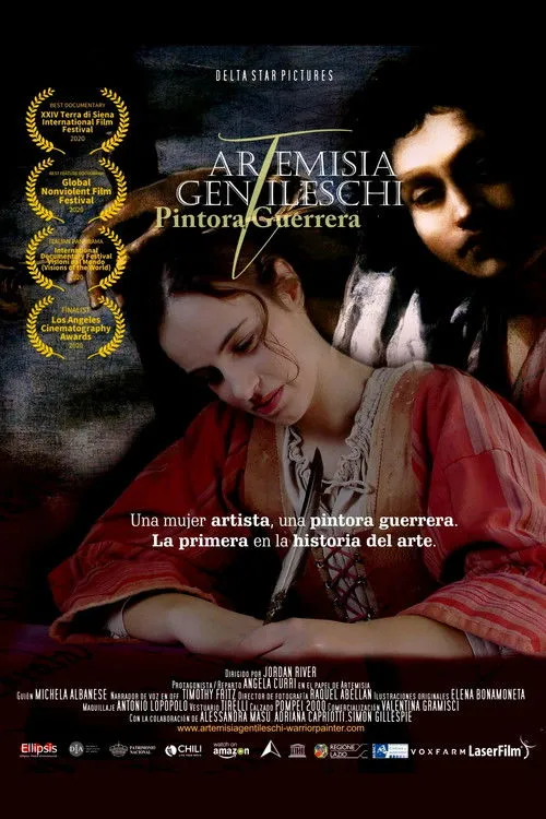 Póster de Artemisia Gentileschi, pintora guerrera