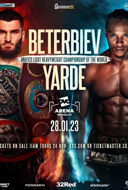 Póster de Artur Beterbiev vs. Anthony Yarde