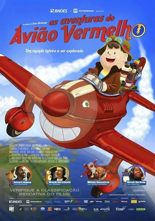 Póster de As Aventuras do Avião Vermelho