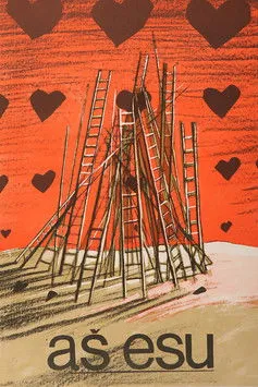 Povilas Budrys interpreta a Mokytojas, vienuolis Albijus en Aš esu