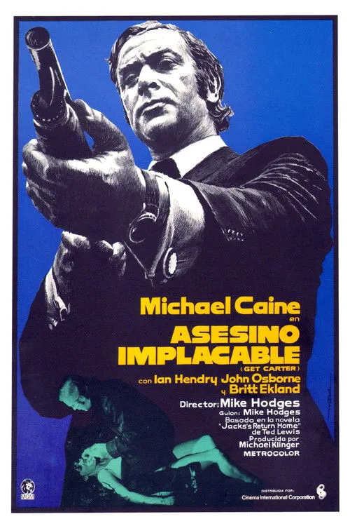 Michael Caine interpreta a Jack Carter en Asesino implacable