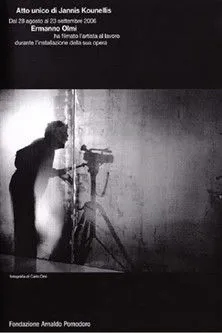 Jannis Kounellis interpreta a Self en Atto unico di Jannis Kounellis