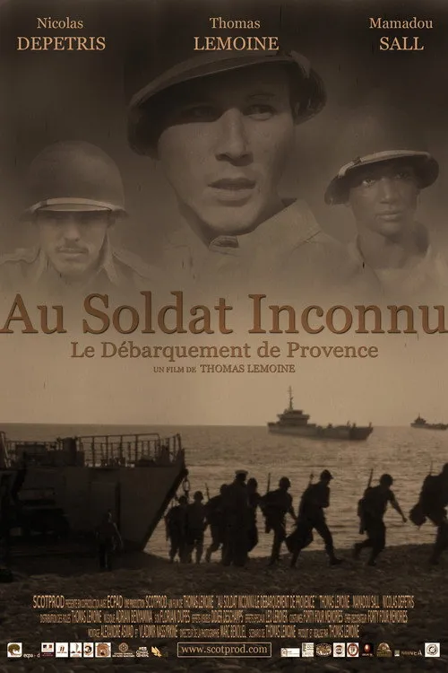 Thomas Lemoine interpreta a The Unknown Soldier en Au Soldat Inconnu, le débarquement de Provence