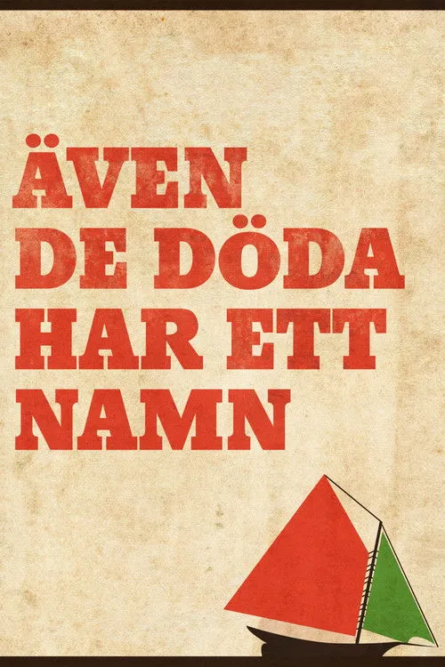 Póster de Även de döda har ett namn