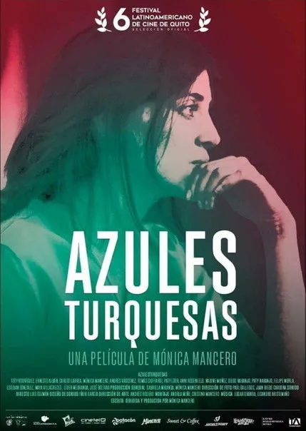 Póster de Azules Turquesas