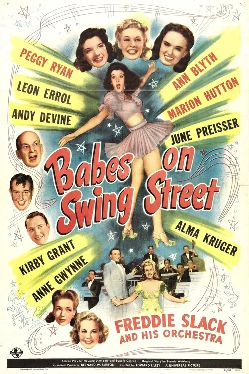 Peggy Ryan interpreta a Trudy Costello en Babes on Swing Street