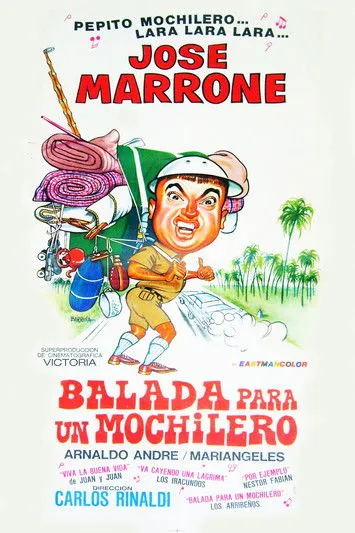 Óscar 'Cacho' Espíndola interpreta a  en Balada para un mochilero