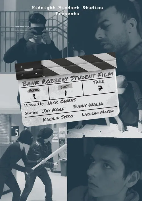 Tim Clarke interpreta a Newscaster en Bank Robbery Student Film