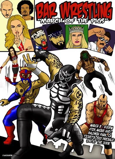Póster de Bar Wrestling 10: March Of The Pigs