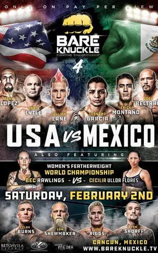 Póster de Bare Knuckle Fighting Championship 4