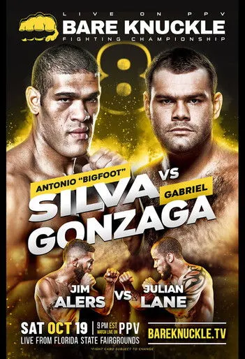 Póster de Bare Knuckle Fighting Championship 8