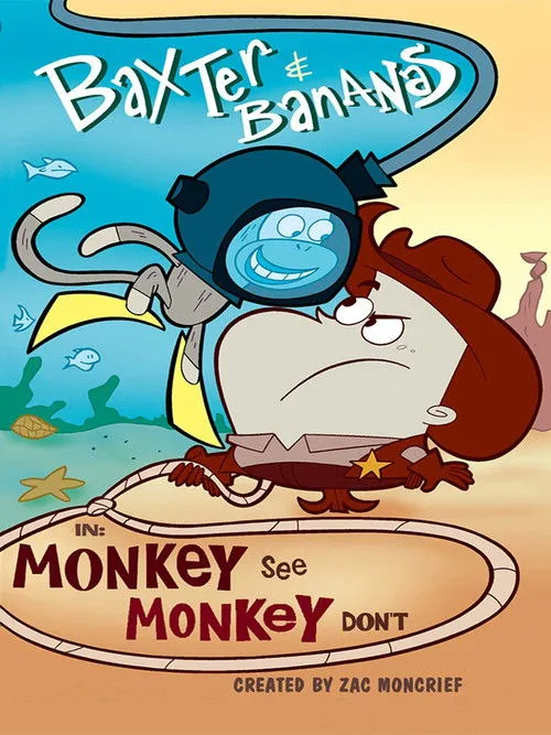 Póster de la película Baxter and Bananas in Monkey See Monkey Don't