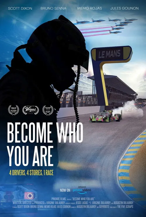 Póster de Become Who You Are: 4 Drivers, 4 Stories, 1 Race