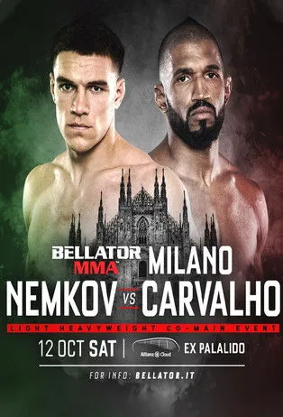 Kirill Sidelnikov interpreta a  en Bellator 230: Vadim Nemkov vs. Rafael Carvalho