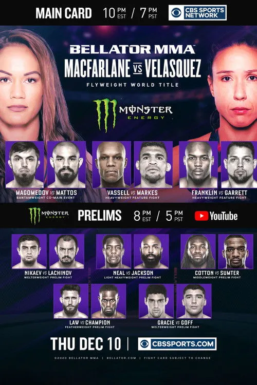 Póster de Bellator 254: Macfarlane vs. Velasquez