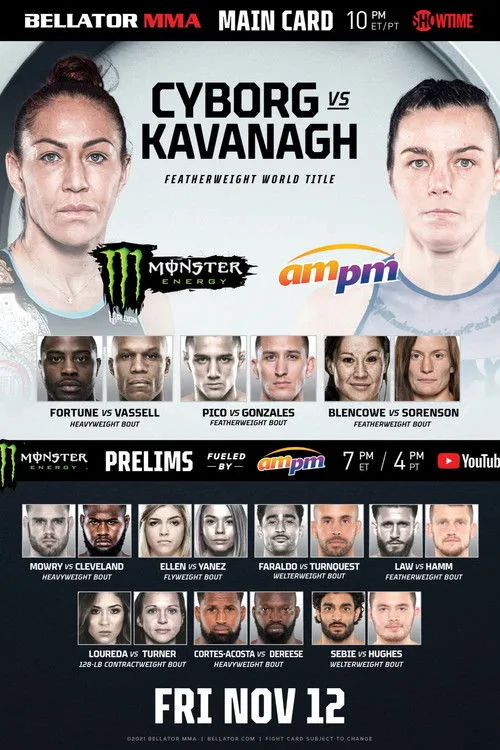 Sinead Kavanagh interpreta a Herself en Bellator 271: Cyborg vs. Kavanagh