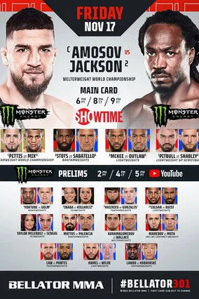 Matheus Mattos interpreta a Self en Bellator 301: Amosov vs. Jackson