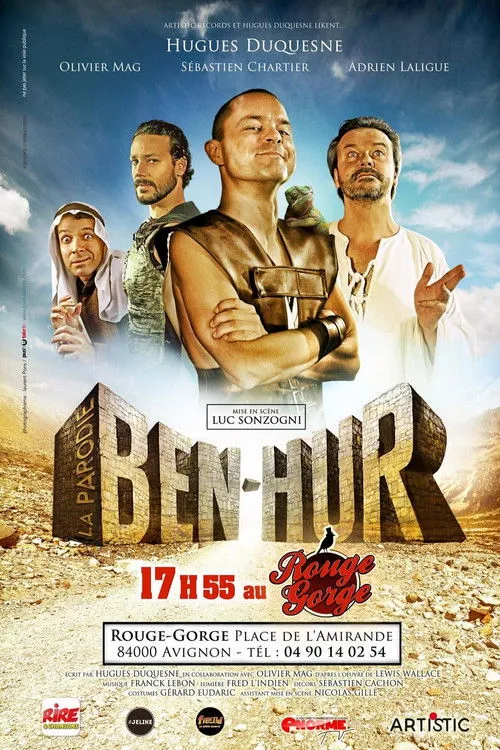 Olivier Mag interpreta a en Ben Hur, la parodie