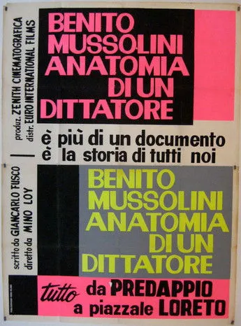 Benito Mussolini interpreta a Benito Mussolini en Benito Mussolini, anatomia di un dittatore