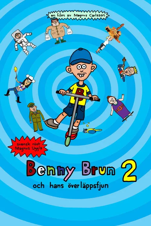 Portada de Benny Brun och hans överläppsfjun 2