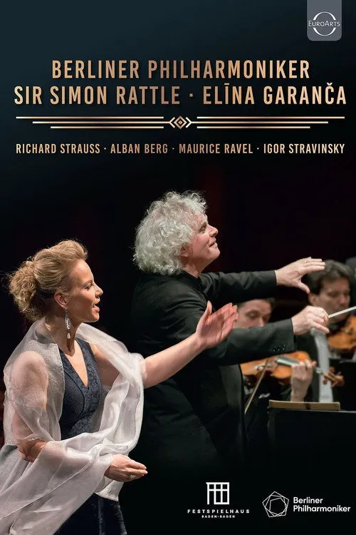 Póster de Berliner Philharmoniker: Sir Simon Rattle & Elina Garanca in Baden-Baden