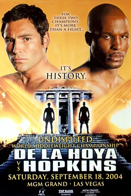 Póster de Bernard Hopkins vs. Oscar De La Hoya