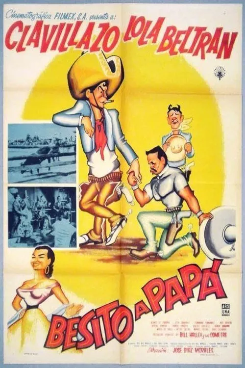 Póster de la película Besito a Papá