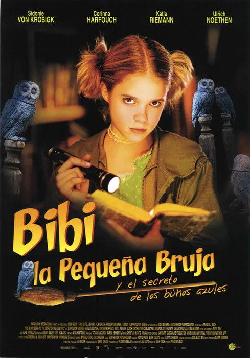Póster de Bibi, la pequeña bruja, y el secreto de los búhos azules