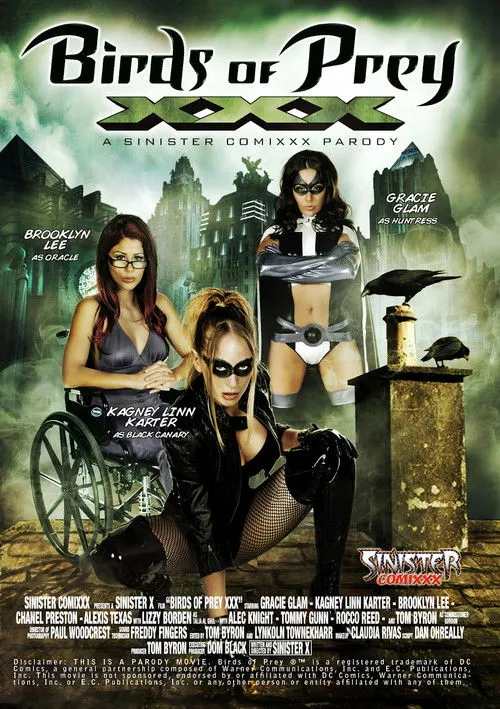 Póster de Birds Of Prey XXX : A Sinister Comixxx Parody