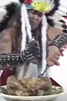 Guillermo Gómez-Peña interpreta a  en Bizarre Thanksgiving Performance Ritual