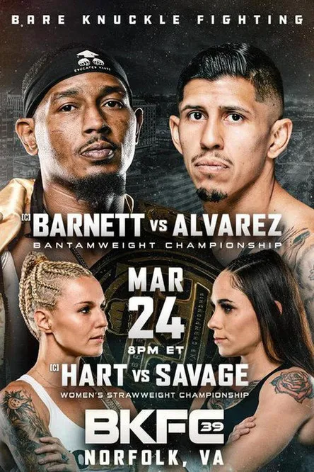 Reggie Barnett Jr. interpreta a Self en BKFC 39: Barnett vs. Alvarez