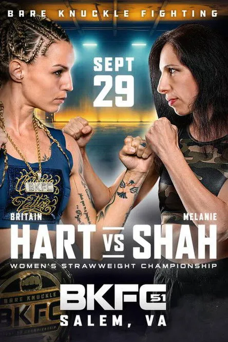 Melanie Shah interpreta a Self en BKFC 51: Hart vs. Shah