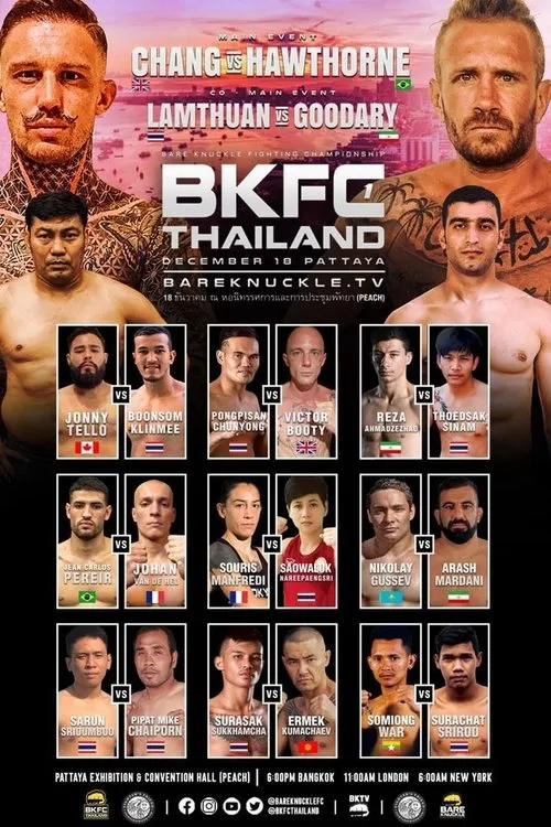 Póster de BKFC Thailand 1: The Game Changer