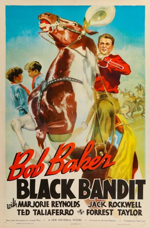 Arthur Van Slyke interpreta a en Black Bandit