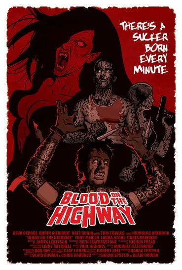 Póster de Blood on the Highway