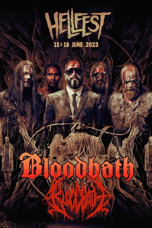 Martin "Axe" Axenrot interpreta a Self - Drums en Bloodbath - Hellfest 2023