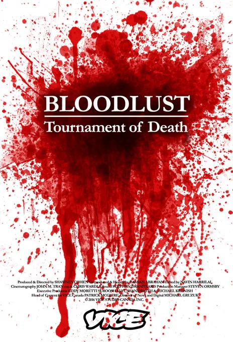 Damian Abraham interpreta a Host en Bloodlust: Tournament of Death