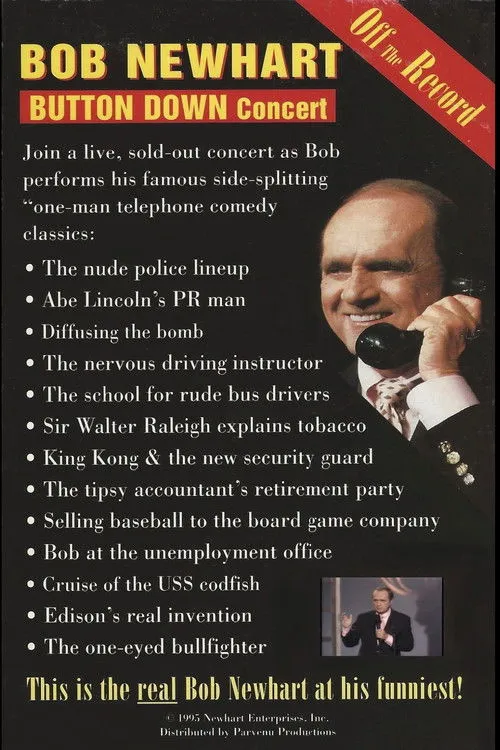 Bob Newhart interpreta a Self en Bob Newhart:  Button-Down Concert
