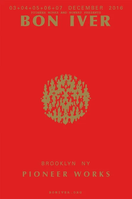Póster de Bon Iver : Live at the Pioneer Works Warehouse in Brooklyn NPR
